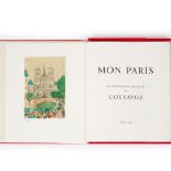 ANDRÉ COTTAVOZ (1922-2012) Mon Paris, 1985 Coffret comprenant un ensemble de six lithograph...