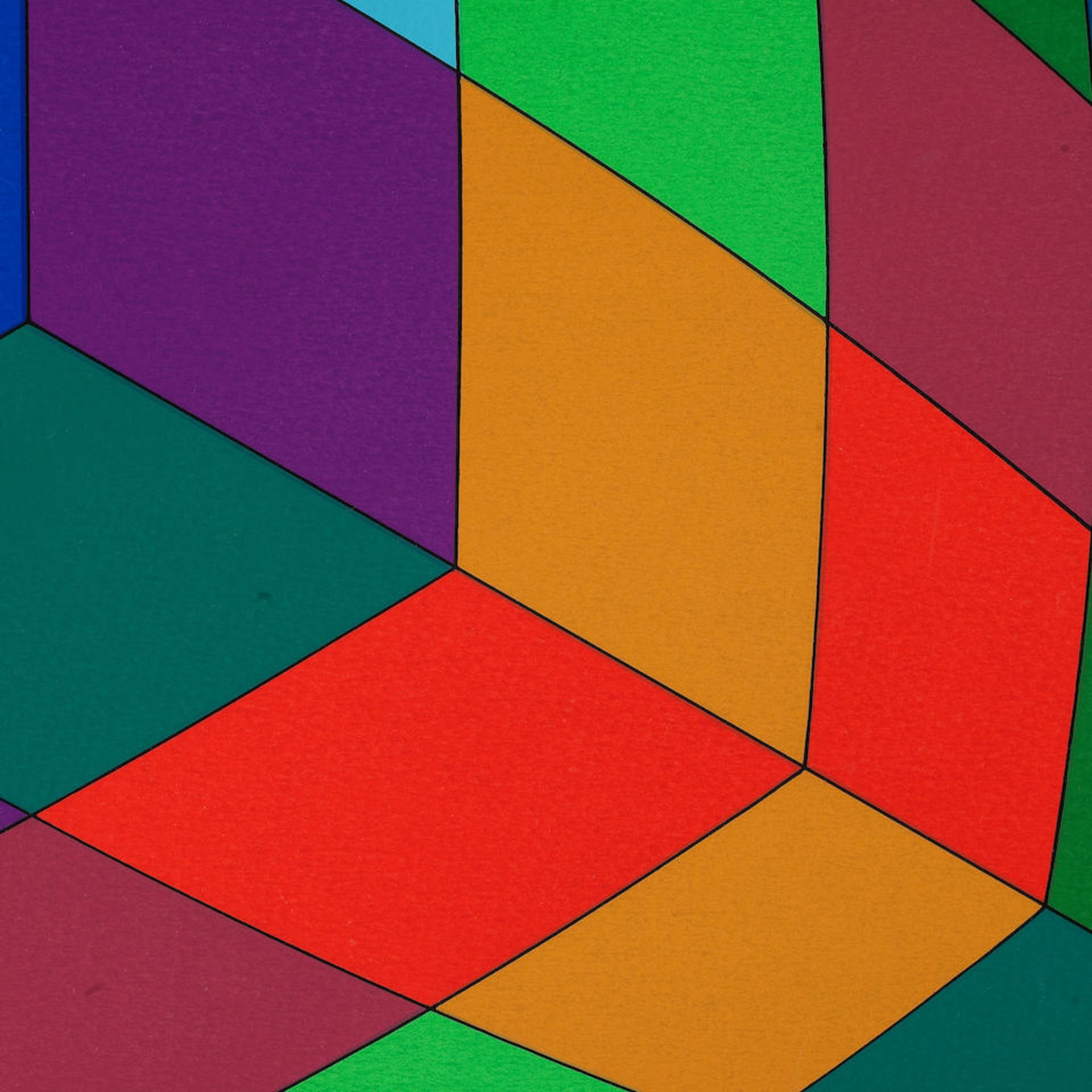 VICTOR VASARELY (1906-1997) Composition cinétique, circa 1977 Sérigraphie en couleur s... - Image 2 of 2