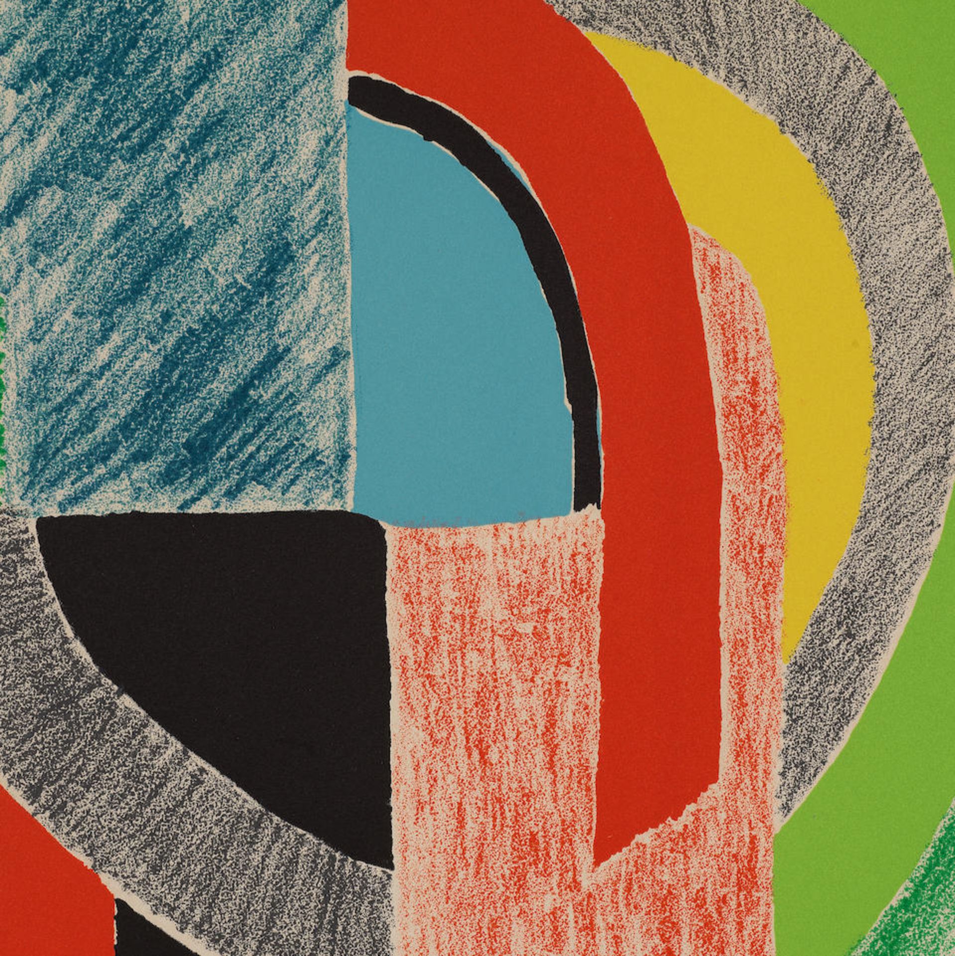 SONIA DELAUNAY (1885-1979) Rythme couleur, circa 1967 Lithographie en couleurs sur vélin Si... - Bild 3 aus 4