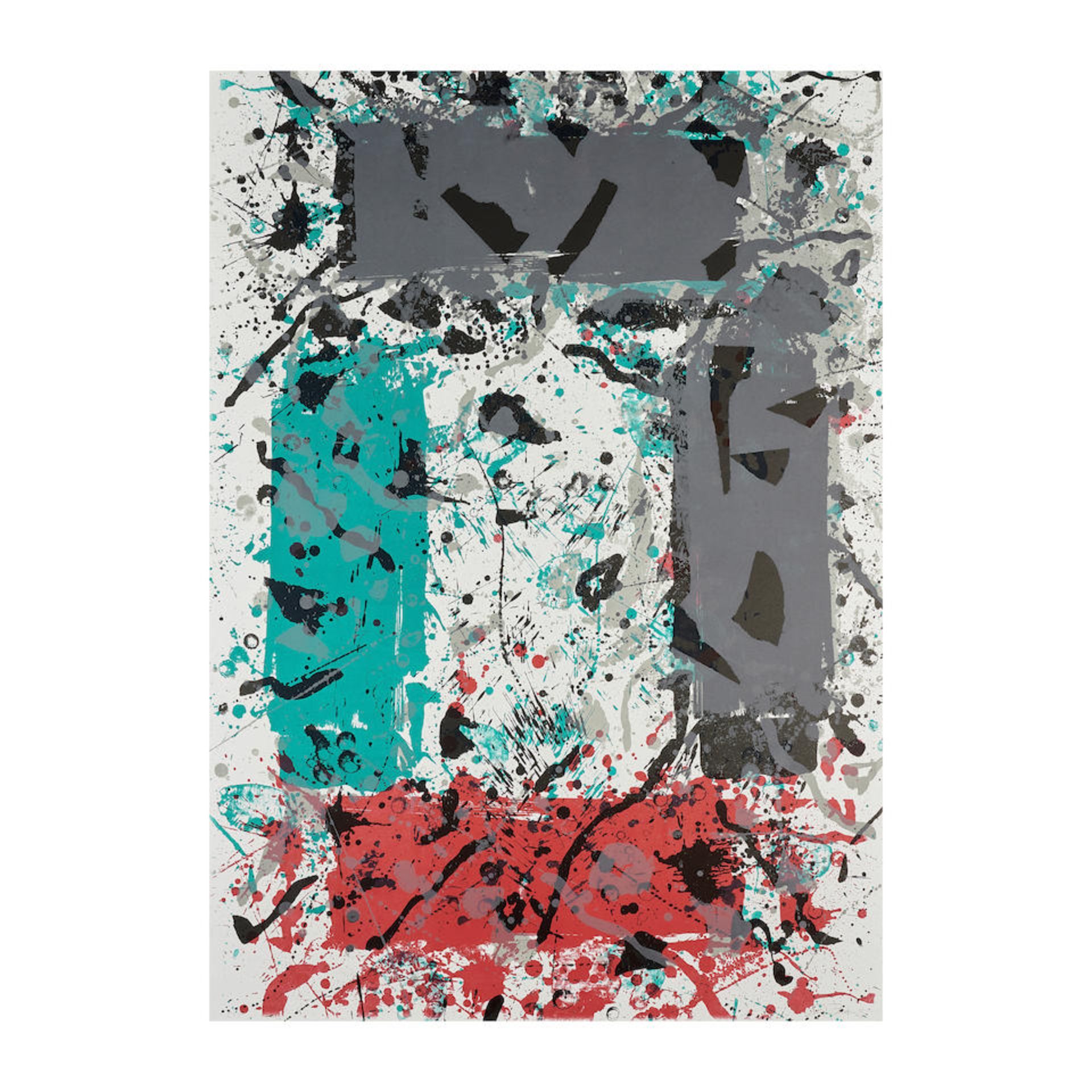 Sam FRANCIS (1923-1994) Sans titre (SF-268), 1982 (Lembark, L 253)Lithographie et monotype en co...