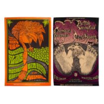 Collection of 8 Bill Graham Posters.