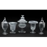 A Collection of Cut-Glass Wares 19th/20th Century