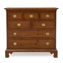 BAKER FURNITURE COUNTRY PINE PENNSYLVANIA-STYLE CHEST OF DRAWERS