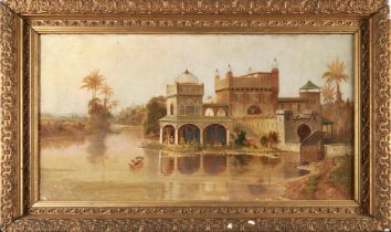 DANIEL CHARLES GROSE (AMERICAN, 1838-1900) PALACE IN MIDDLE EASTERN