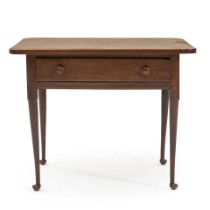 QUEEN ANNE MAHOGANY ONE-DRAWER WORKTABLE