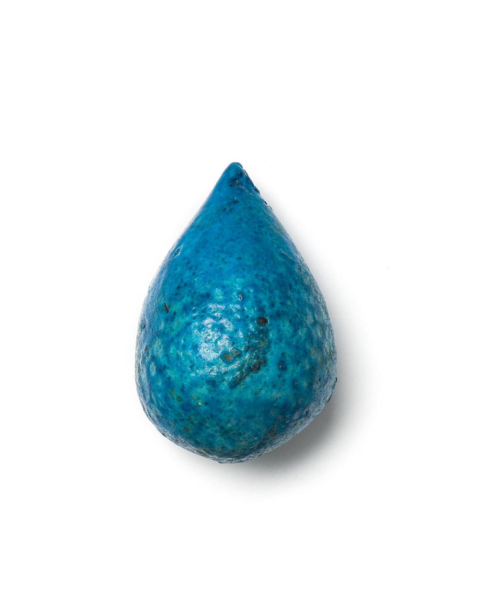 An Egyptian blue faience model of a fig