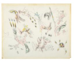 ROBERTO MATTA (1911-2002) War Cartoon circa 1940-1943