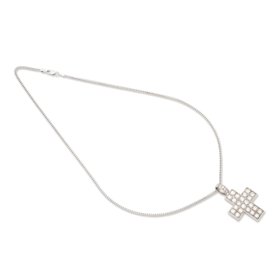 DIAMOND NECKLACE COLLIER DIAMANTS