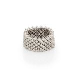 DIAMOND FLEXIBLE RING BAGUE SOUPLE DIAMANTS