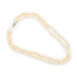 CULTURED PEARL NECKLACE COLLIER PERLES DE CULTURE