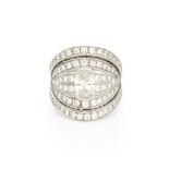 DIAMOND RING BAGUE DIAMANTS