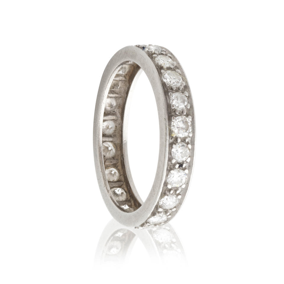 ETERNITY DIAMOND RING ALLIANCE AMERICAINE DIAMANTS