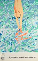 DAVID HOCKNEY R.A. (born 1937) Olympische Spiele München 1972