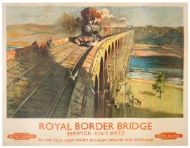 TERENCE CUNEO (1907-1996) ROYAL BORDER BRIDGE, British Railways