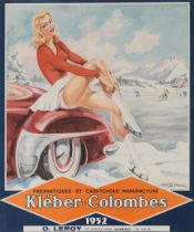 GEO HAM (GEORGES HAMEL, 1900-1972) KLEBER-COLOMBES. Tennis; Ice-Skating; Yatching.