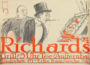 ERNST DEUTSCH (1883-1938) RICHARD'S GRILL