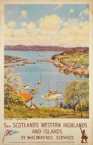 ALASDAIR MACFARLANE (1902-1960) See SCOTLAND'S WESTERN HIGHLANDS AND ISLANDS. Tarbert, Loch Fyne