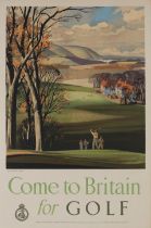 ROWLAND HILDER (1905-1993) COME TO BRITAIN FOR GOLF