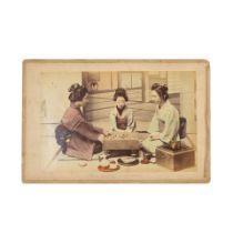 KUSAKABE (KIMBEI) An album of 50 portraits, trades and views, [1880s]