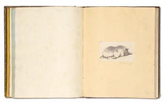 Dr. Thomas Boswell Watson (British, 1815-1860) An album containing two small studies by George C...