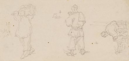 George Chinnery (London 1774-1852 Macau) Studies of various Chinese figures.