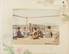 TAMAMURA KOZABURO, AND STUDIO A finely presented album of 50 topographical views, or local trade...