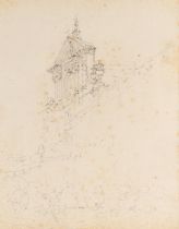 George Chinnery (London 1774-1852 Macau) Study of Sao Domingo's Church, Macau, (Together with a ...