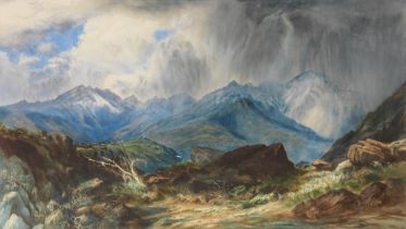 John Gully (New Zealand, 1819-1888) Towards Awatere