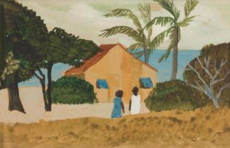 Ray Crooke (Australia 1922-2015) Figures by a beach