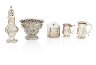 A Collection of Silver Various makers and dates