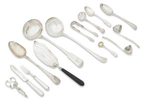 A Collection of Flatware Various makers and dates