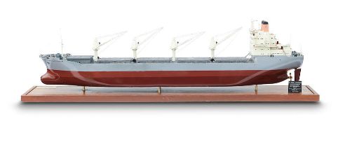 A shipbuilders model of MV 'Baron Ardrossan'