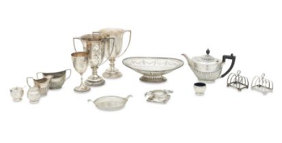 A collection of silver Various makers and dates