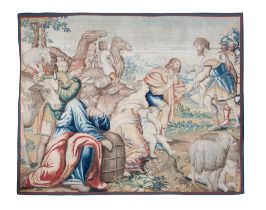 A Flemish biblical tapestry Mid to late 17th century