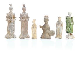 A group of Chinese Han, Tang and later Dynasty figures