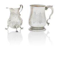 A George II silver mug, By Walter Brind, London, 1759, (2)