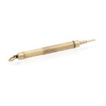Tiffany A gold propelling pencil Stamped 14