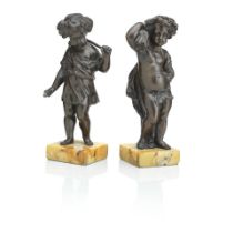 A pair of late 19th /early 20th century bronzes (2)