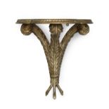 A carved giltwood console tableFirst-half 20th centuryFirst seen in Season 5, in the Diana Kensi...