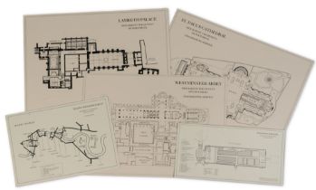 A selection of maps and floorplans created by The Crown's Graphics Department Various seasons (qty)