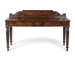 A William IV mahogany serving table, in the manner of Gillows First seen in Season 1, in the Buc...