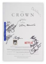 An autographed script for The Crown Season 6, Episode 10, 'Sleep Dearie Sleep'