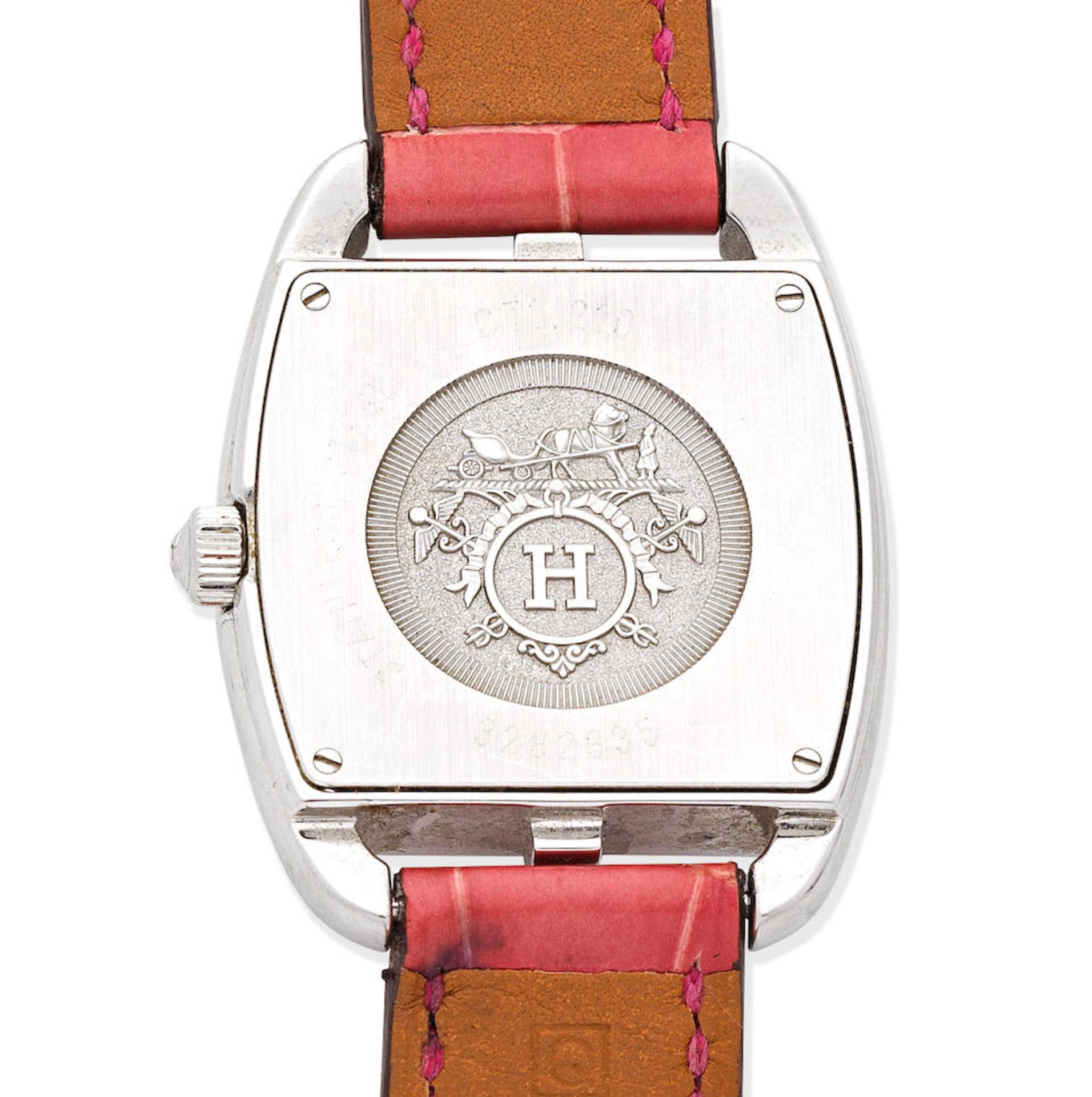 Hermès. A lady's stainless steel quartz wristwatch Cape Cod, Ref: CT1.210, Circa 2000 - Bild 3 aus 5