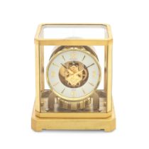 Jaeger-LeCoultre. A gilt brass Atmos clock Circa 1970