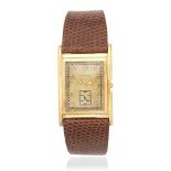 Longines. An 18K gold manual wind wristwatch Circa 1926