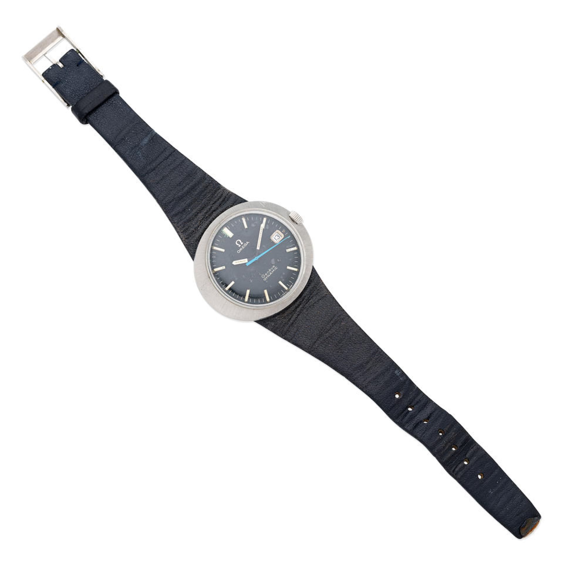 Omega. A stainless steel manual wind calendar wristwatch Dynamic, Circa 1970 - Bild 5 aus 5