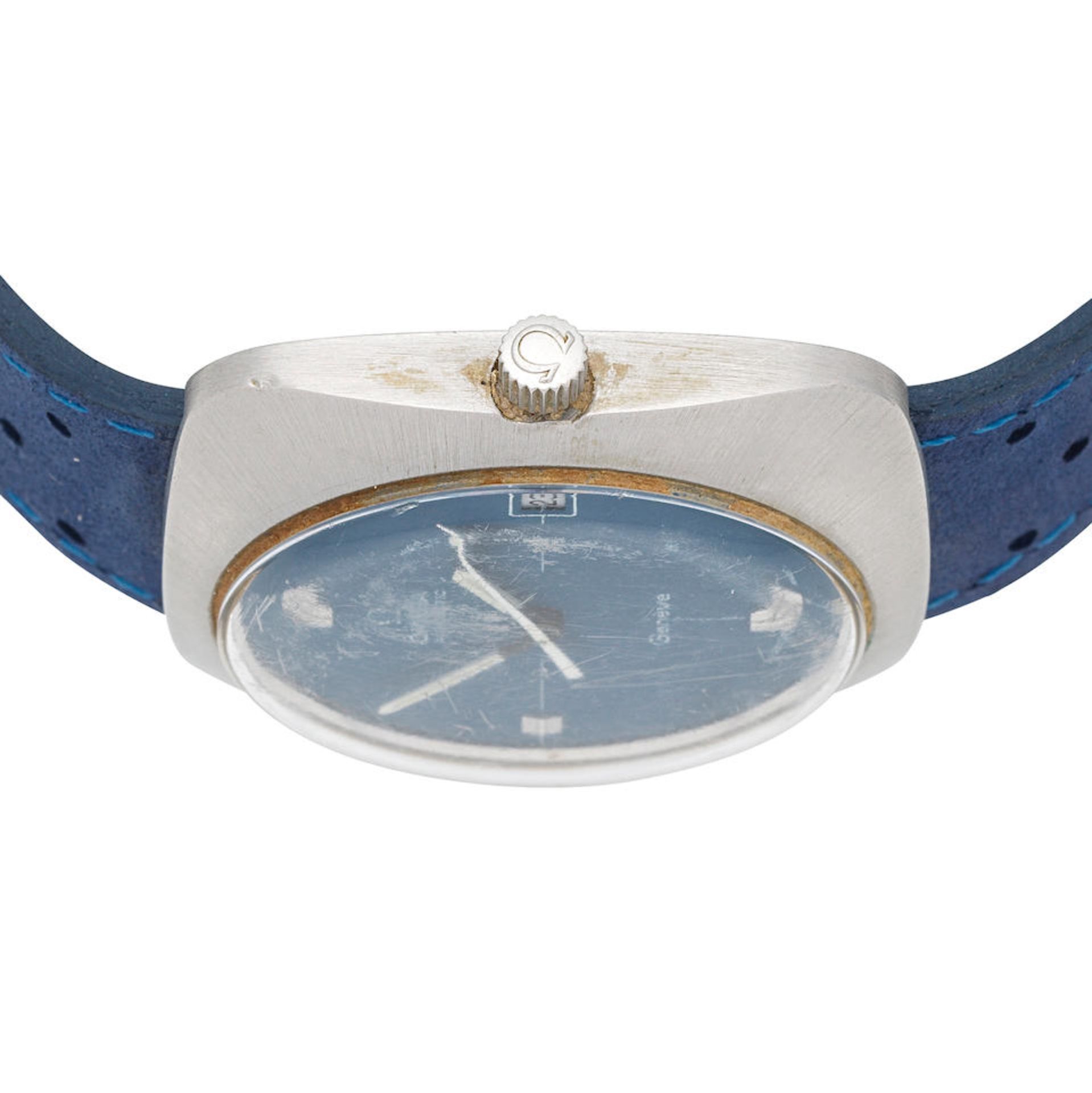 Omega. A stainless steel automatic calendar wristwatch Dynamic , Ref: 166.081, Circa 1970 - Bild 3 aus 6