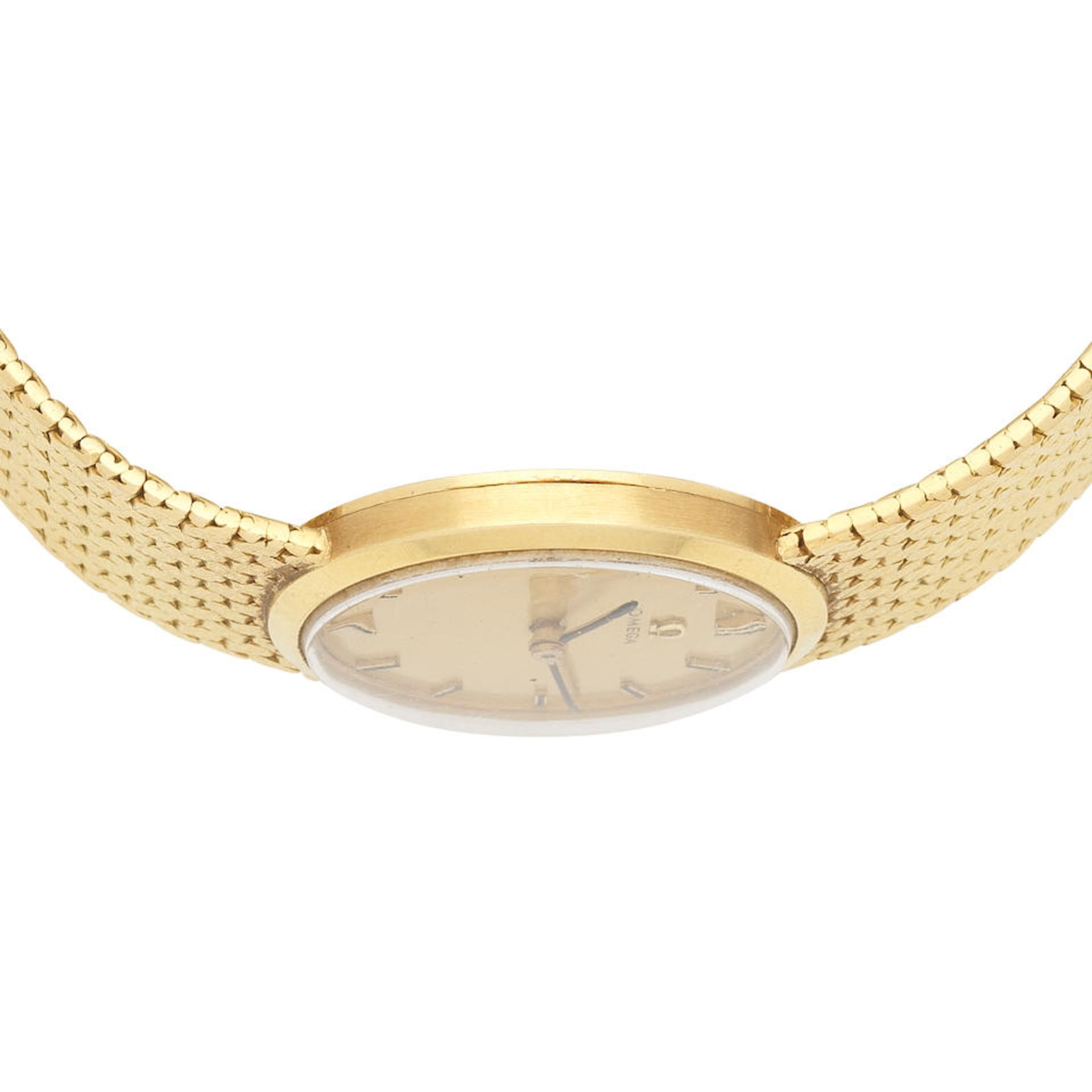 Omega. A lady's 18K gold manual wind bracelet watch London Import mark for 1966 - Bild 2 aus 5