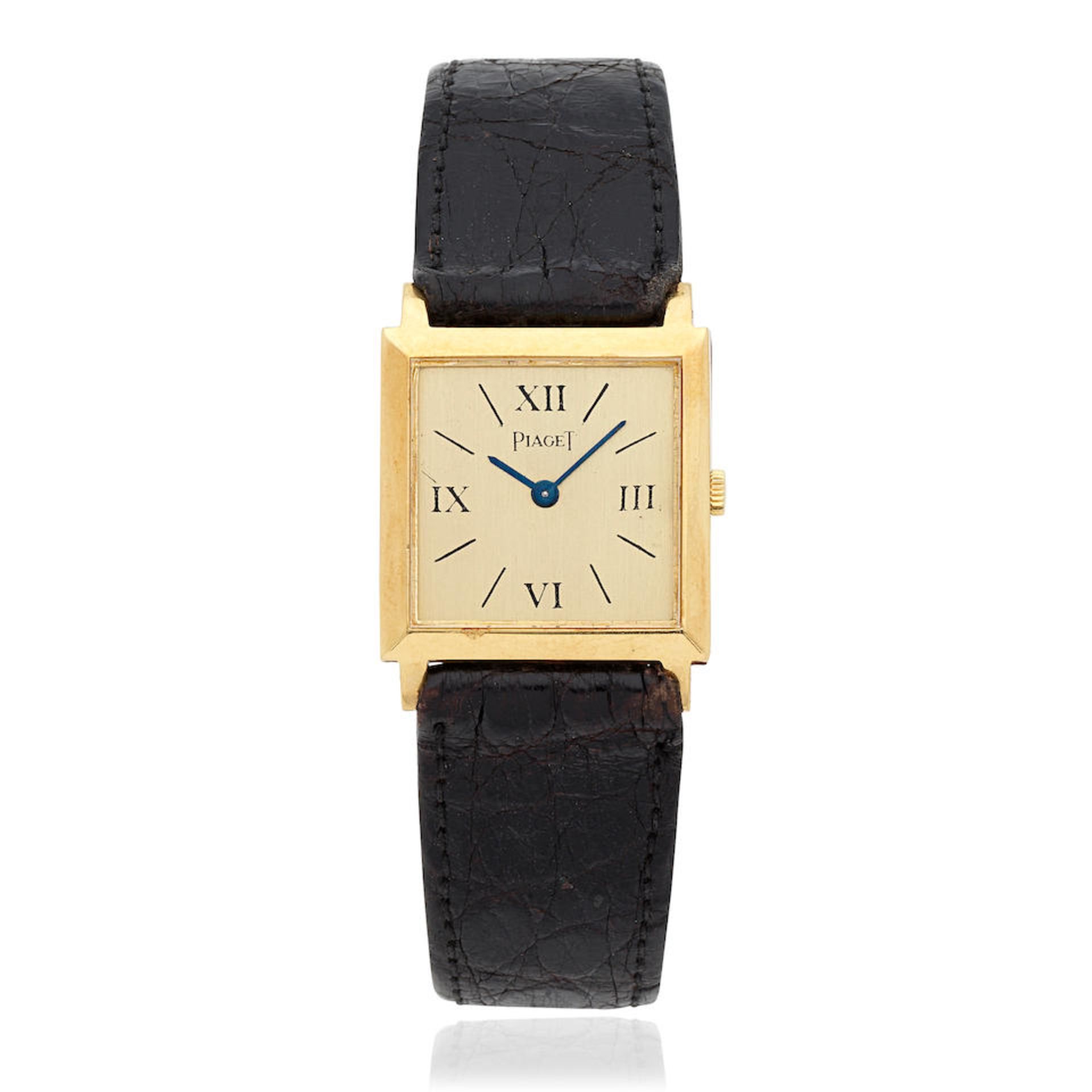 Piaget. An 18K gold manual wind wristwatch Ref: 9359, Circa 1990