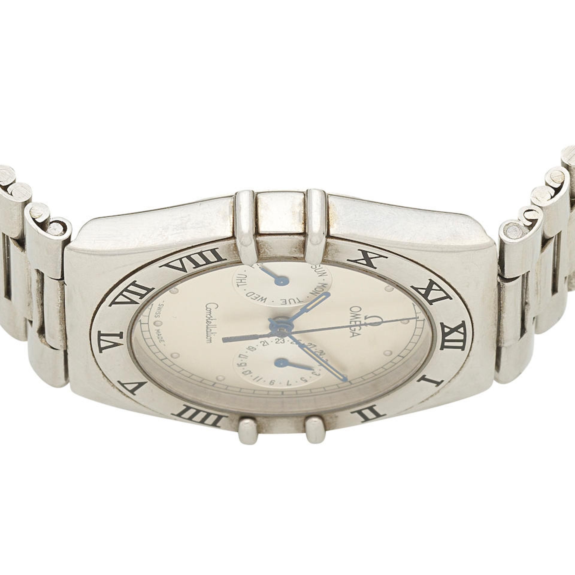 Omega. A stainless steel quartz calendar bracelet watch Constellation, Ref: 396.1070, Circa 1991 - Bild 3 aus 4